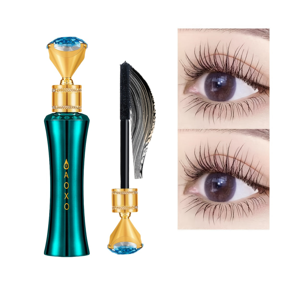 Styling Mascara Slender Long Thick Waterproof Sweat Proof Mascara With Fine Brush Head Smudge Proof Mascara