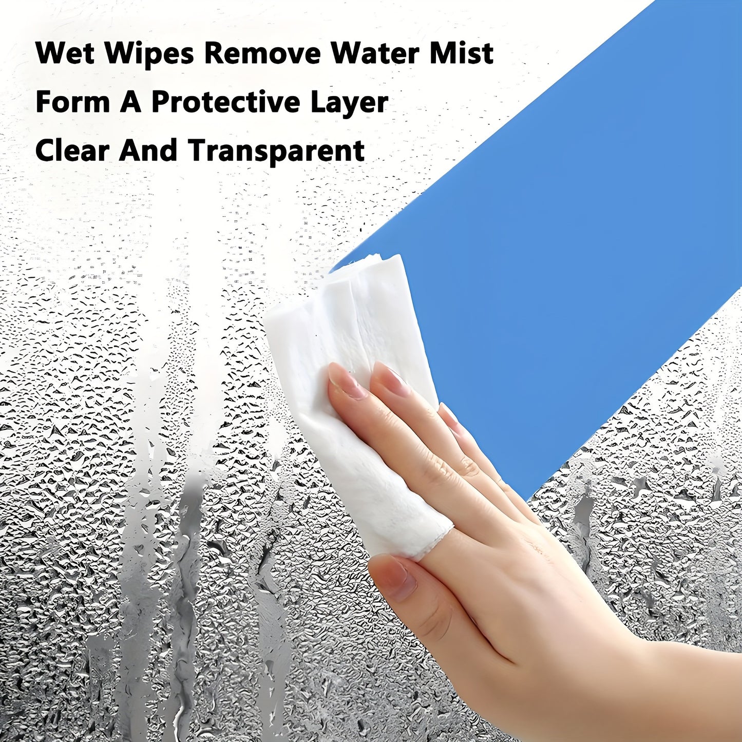 Car Glass Anti-Fog Wipes & Rain Repellent