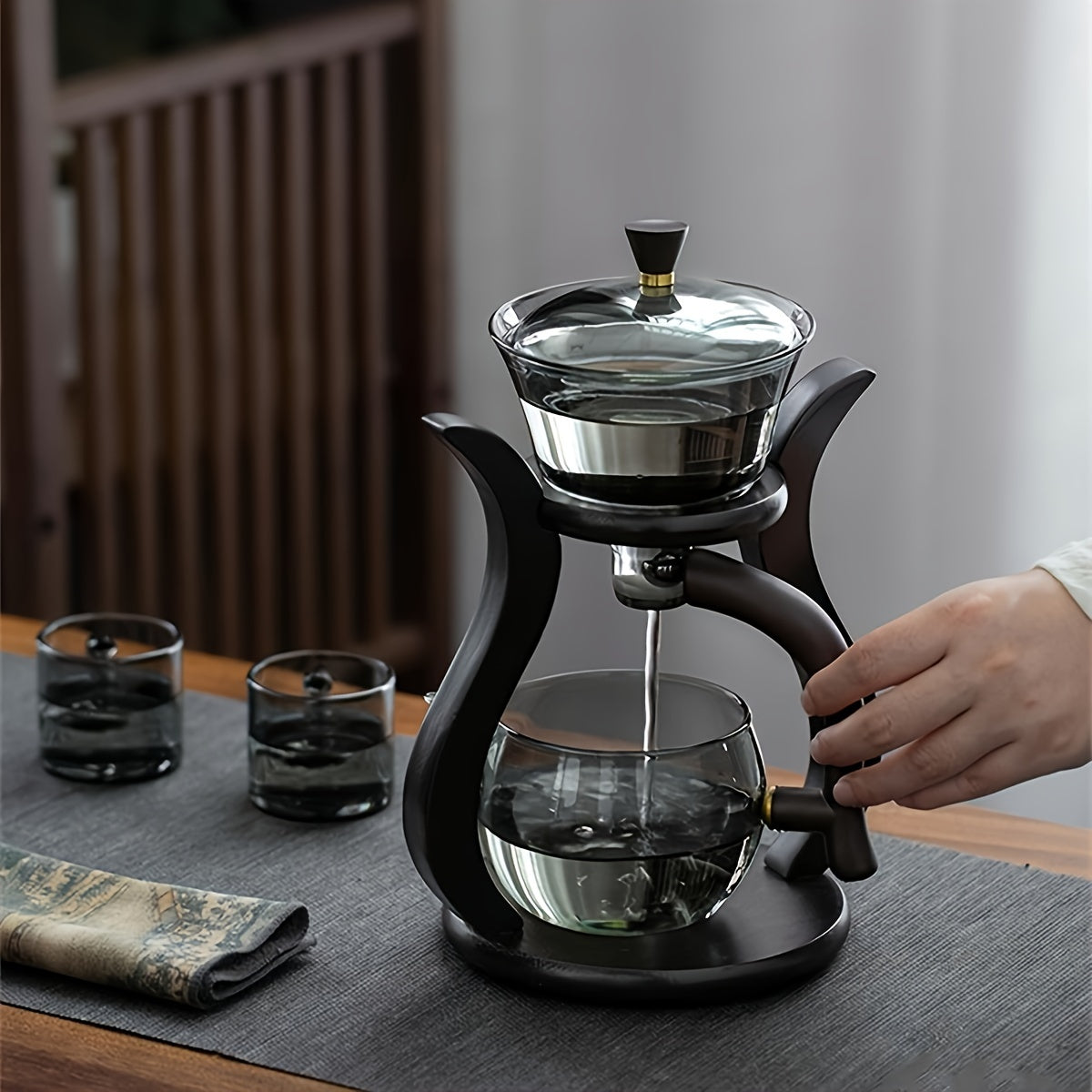 Lazy Kung Fu Glass Tea Set
