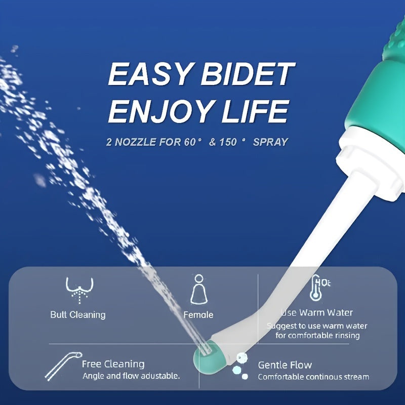 Portable 350ml Bidet Spray for Personal Hygiene: No Battery, No Fragrance, Suitable for Pregnant Women and Elderly