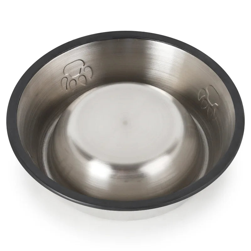 Quality Paw Stainless Steel Pet Dog Bowl Feeder Skidproof Anti-ant Shape Cat Dog Bowls