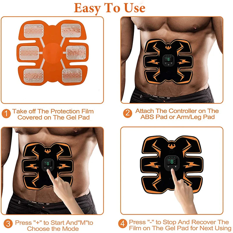 Wireless Muscle Stimulator Fitness Trainer Abdominal FitStim Pro