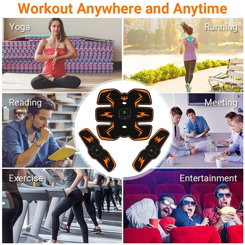 Wireless Muscle Stimulator Fitness Trainer Abdominal FitStim Pro