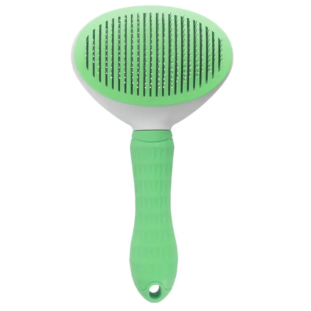 Pet Hair Removal Comb – Stainless Steel Grooming Brush for Dogs and Cats