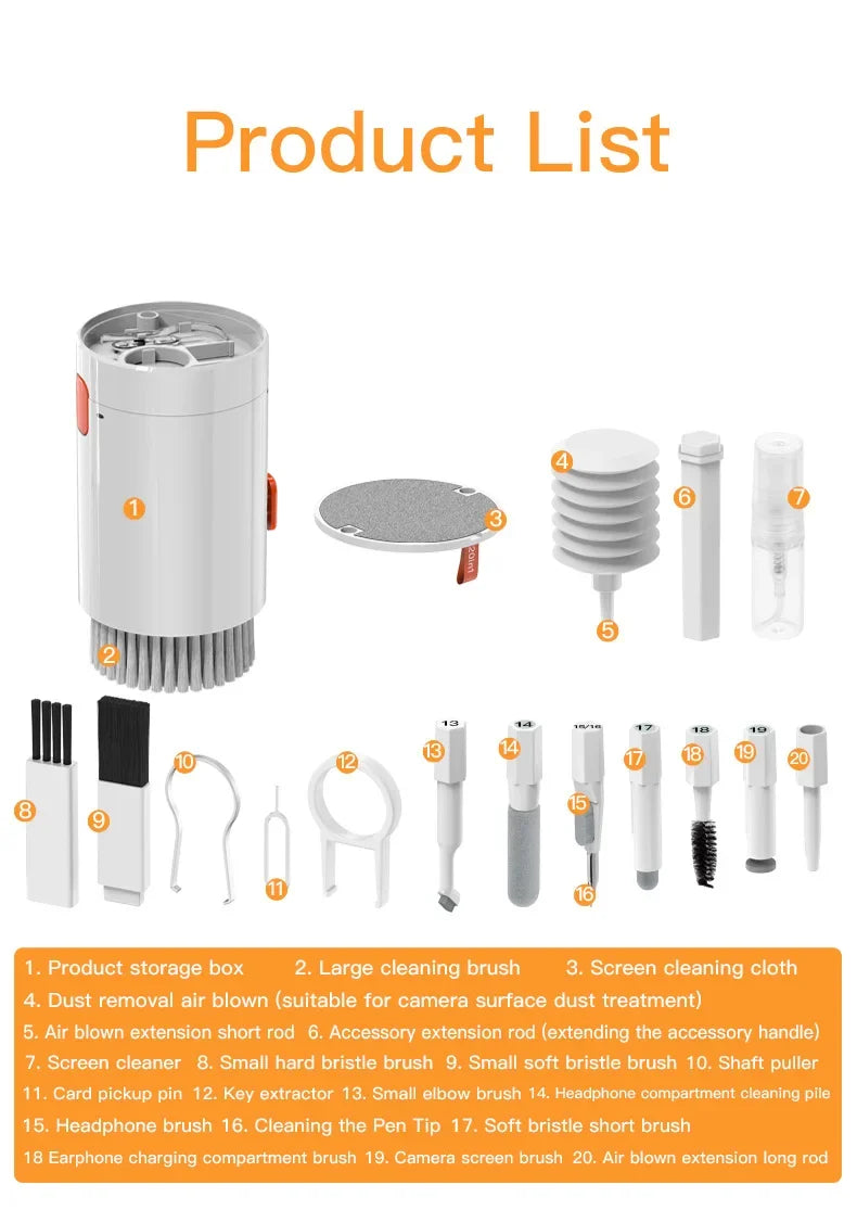 CleanMaster 20-in-1 Multi-Functional Cleaning Tool Set