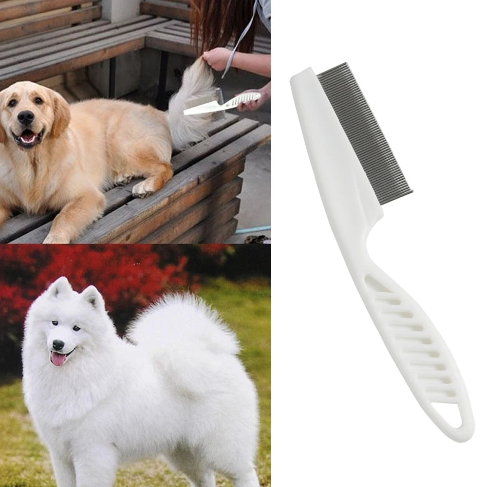 Pet Flea Comb for Cats and Dogs – Stainless Steel Comfort Hair Comb