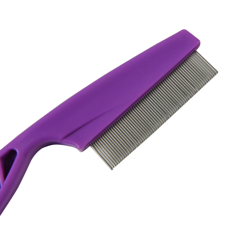 Pet Flea Comb for Cats and Dogs – Stainless Steel Comfort Hair Comb