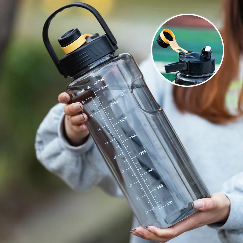 LUSQI 1.5 L/2L/3L Bottled Large Capacity Sports Water Cup