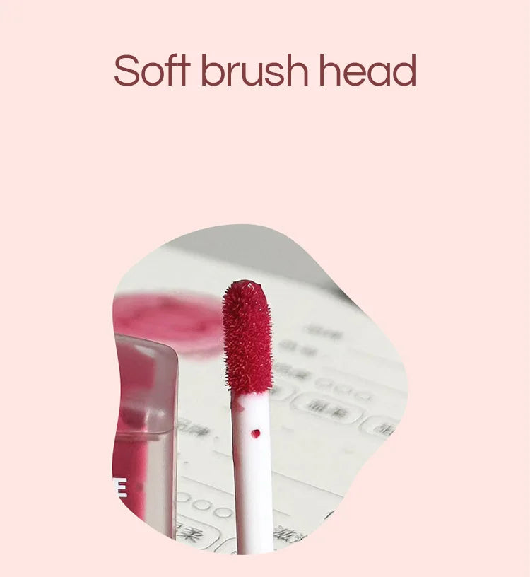 Lightly Glass Water Gloss Herorange Lip Glaze Mirror Moisturizing Plump Lips