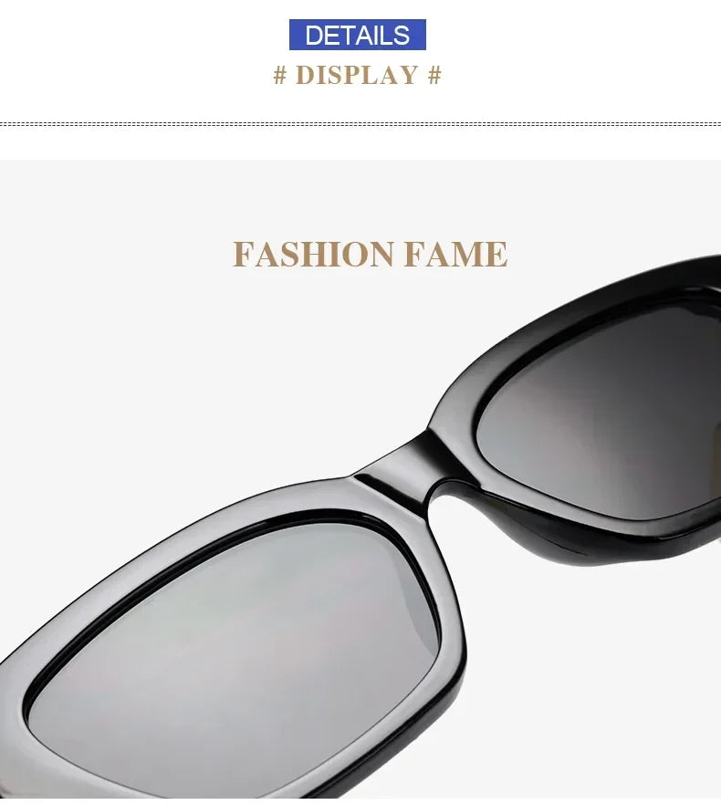 Women Vintage Brand Designer Black Sun Glasses UV400 Luxury Cat Eye