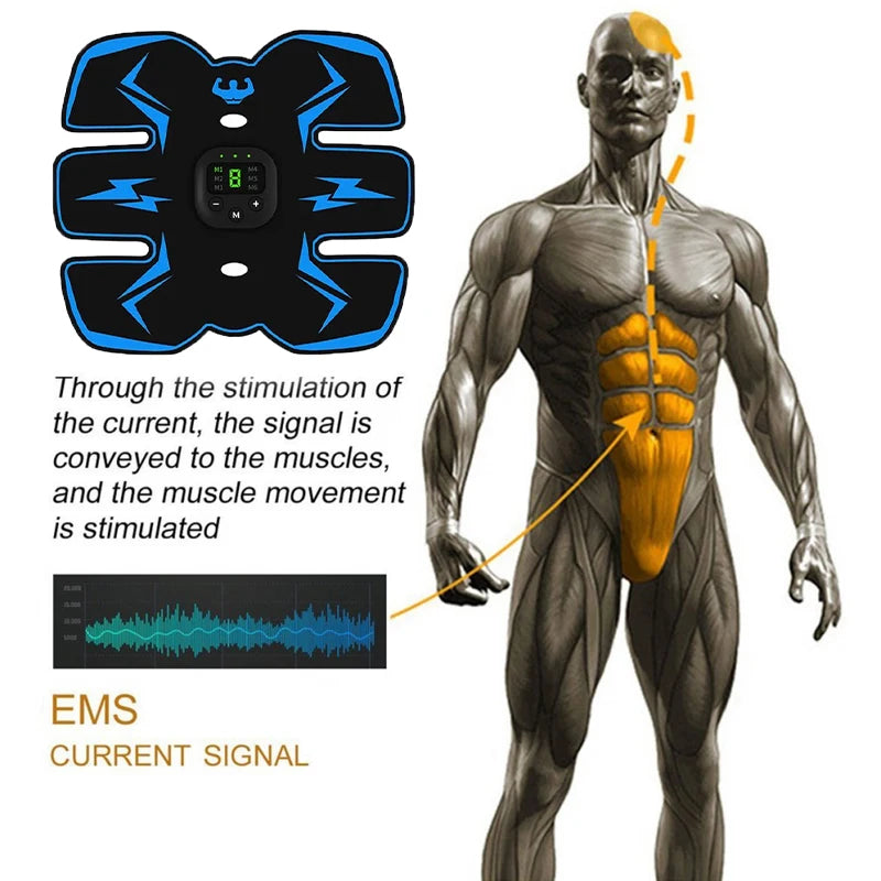 Wireless Muscle Stimulator Fitness Trainer Abdominal FitStim Pro