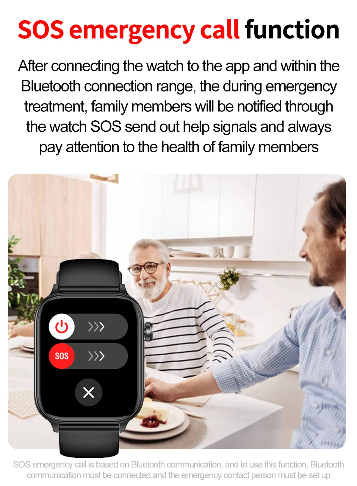 ECG+PPG Medical-Grade Smartwatch for Men: Monitors blood glucose, lipids, and uric acid, with Bluetooth connectivity for comprehensive health tracking.