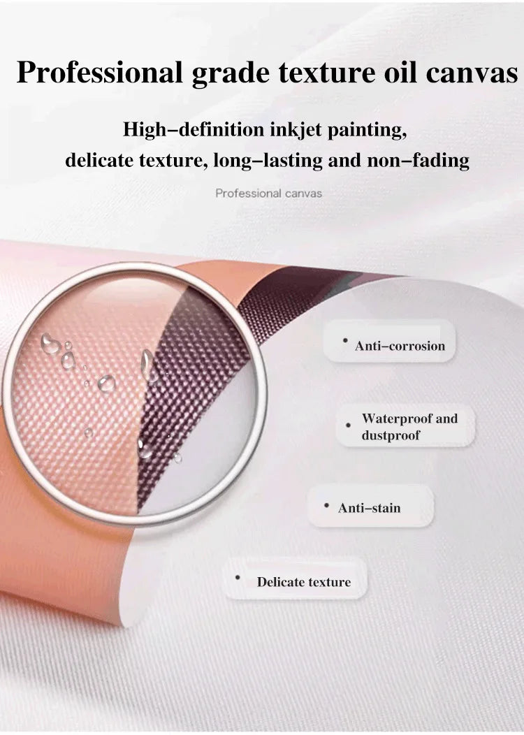 Modern Light and Shadow Wall Painting