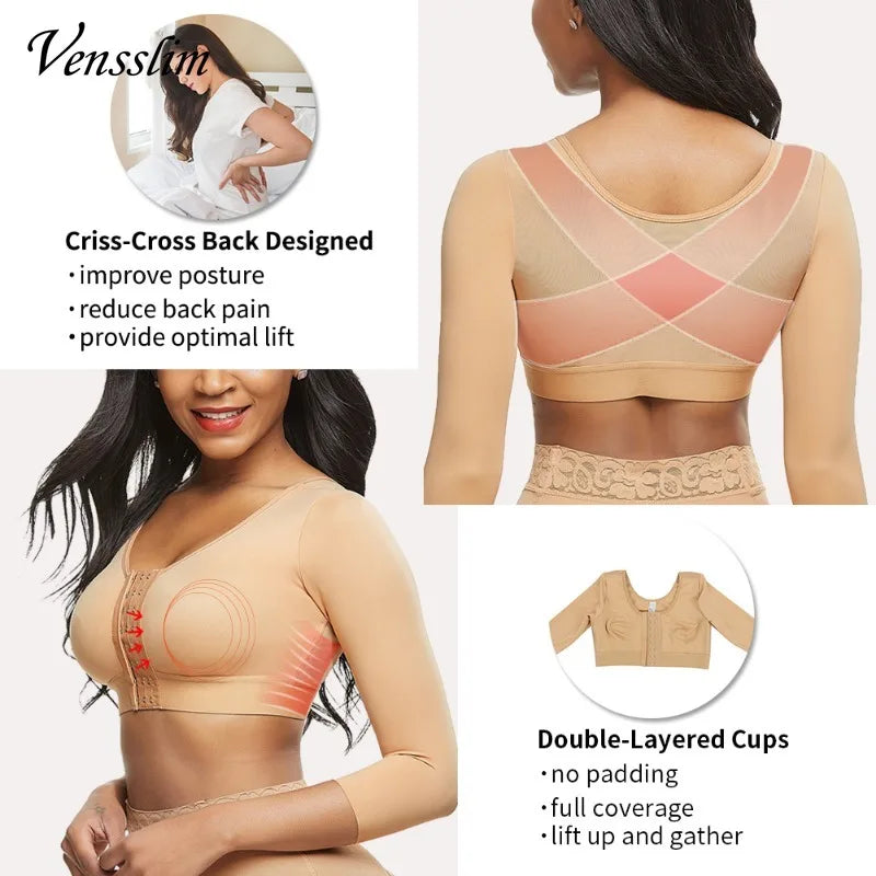Vensslim Waist Trainer Arm Body Shaper