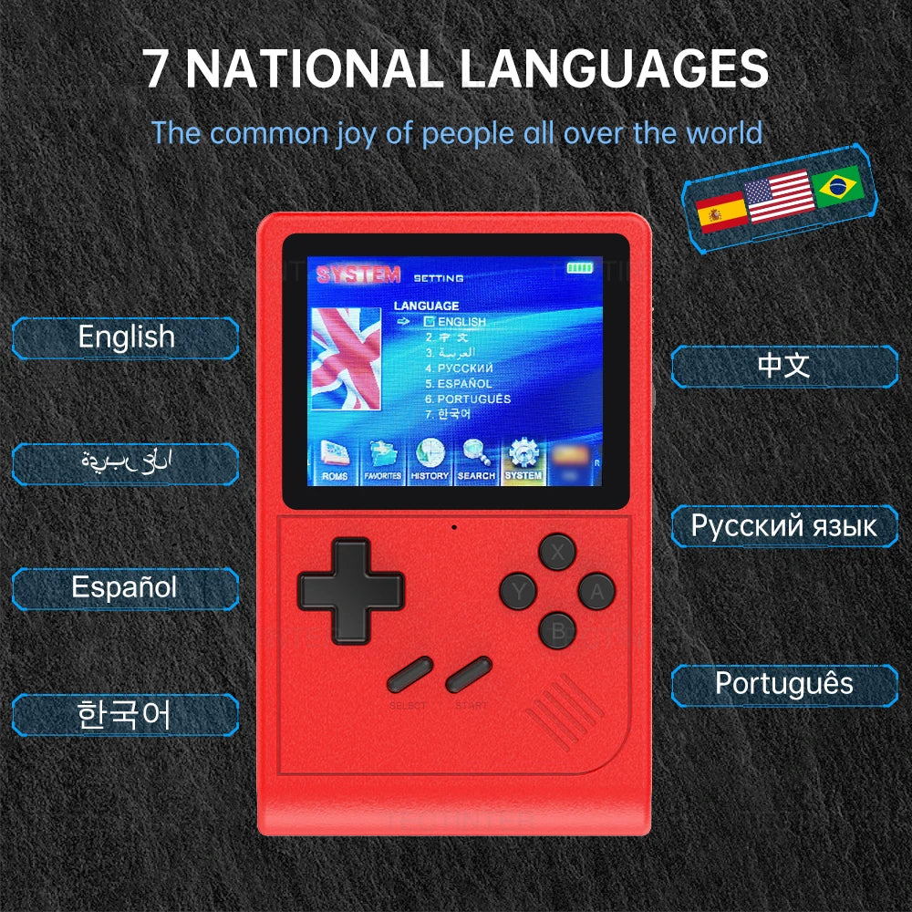 GB300 Portable Handheld Game Player 3.0 inch Screen TV Video Game