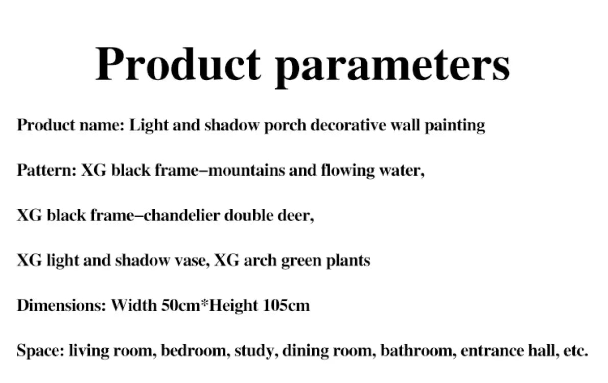 Modern Light and Shadow Wall Painting