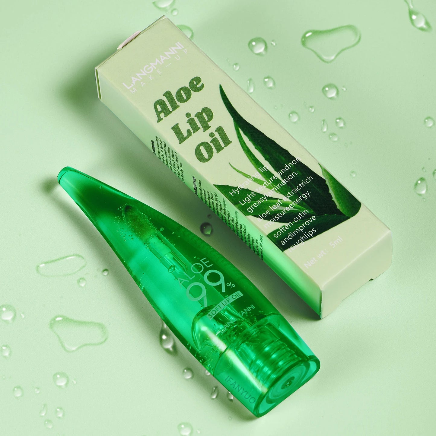 Batom Natural de Aloe Vera Lip Tint Longa Duração À Prova D'Água Hidratante
