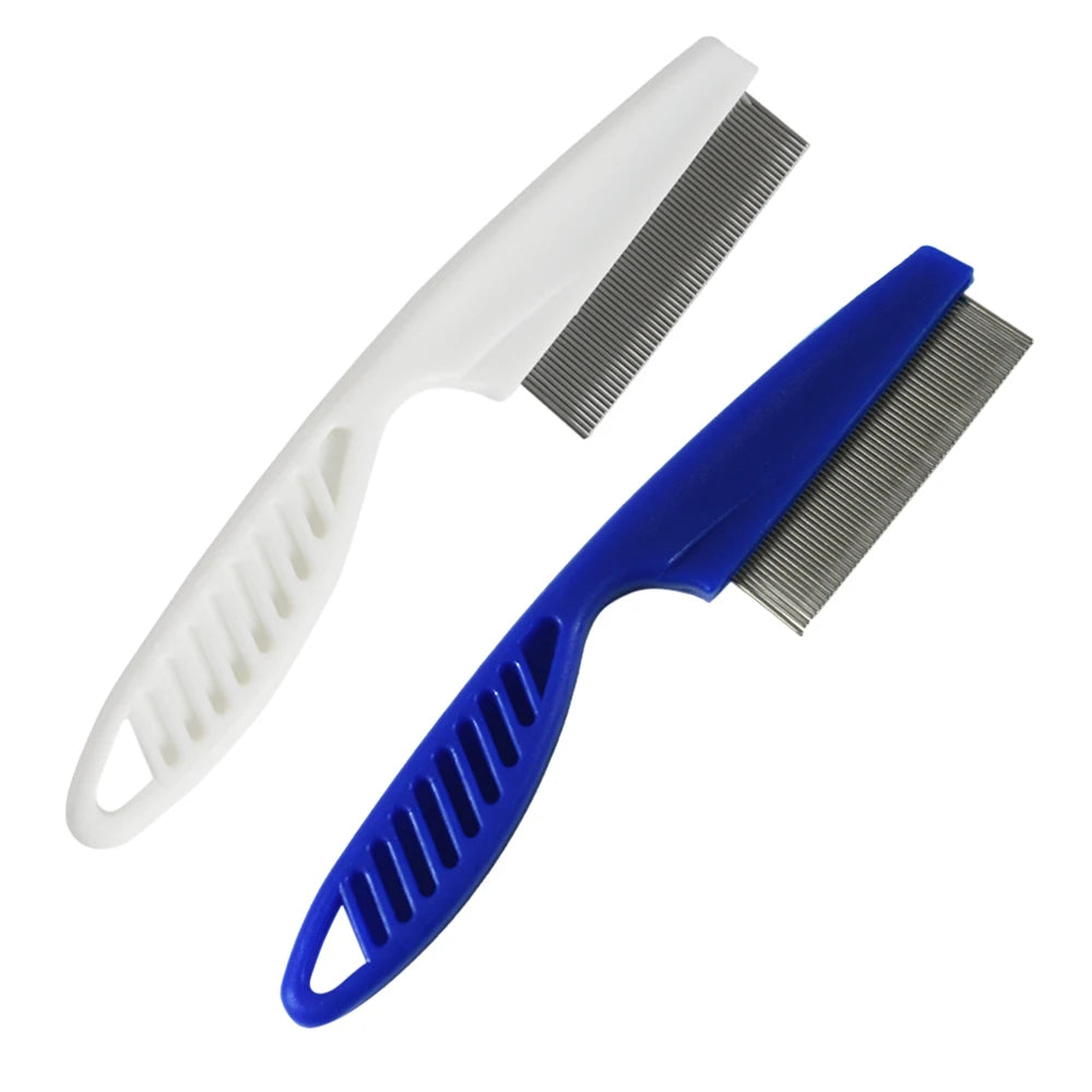 Pet Flea Comb for Cats and Dogs – Stainless Steel Comfort Hair Comb