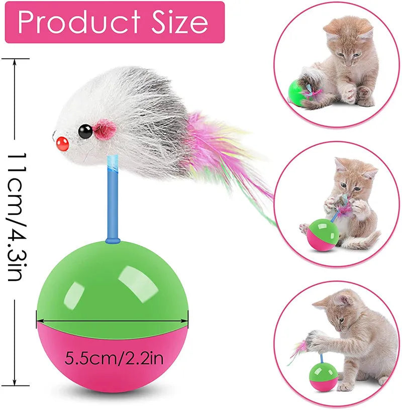 New cat toys set Mouse not tumbler fun teasing cats and dogs