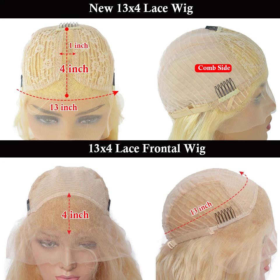 Human Hair Wigs 180% Density Preplucked Brazilian Remy Hair Wigs 13x6