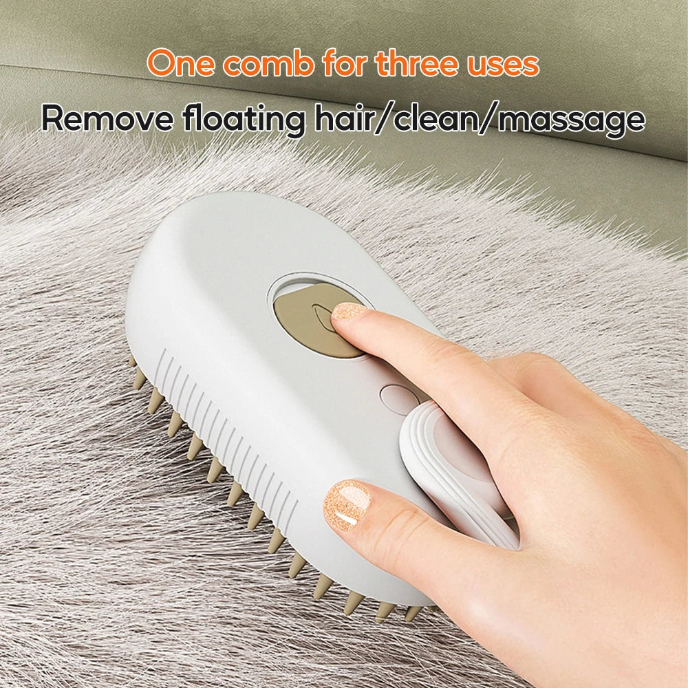 PawSpa Pro™ 3-in-1 Electric Pet Grooming Brush