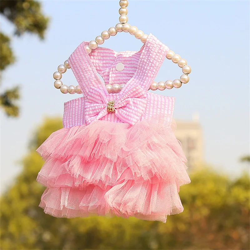 Cat Puppy Princess Dress for Cats Kitten