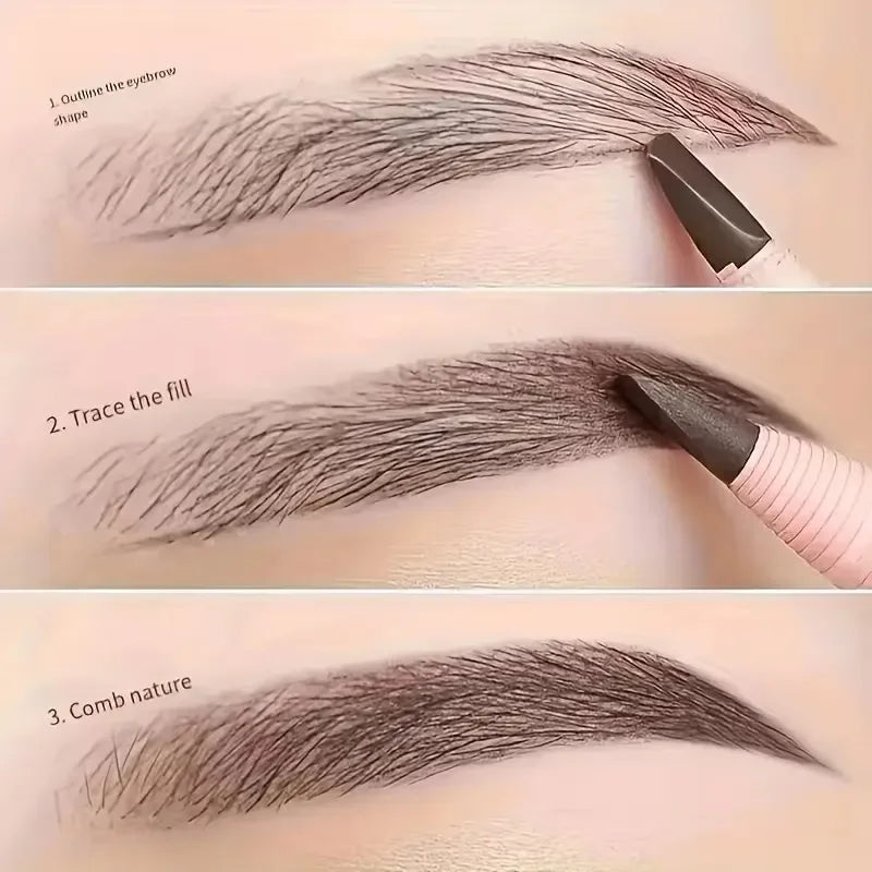 Tear-Off Pull Line Eyebrow Pencil – Perfect Brows Every Time 6 Colors Option Eyebrow Pencil Waterproof
