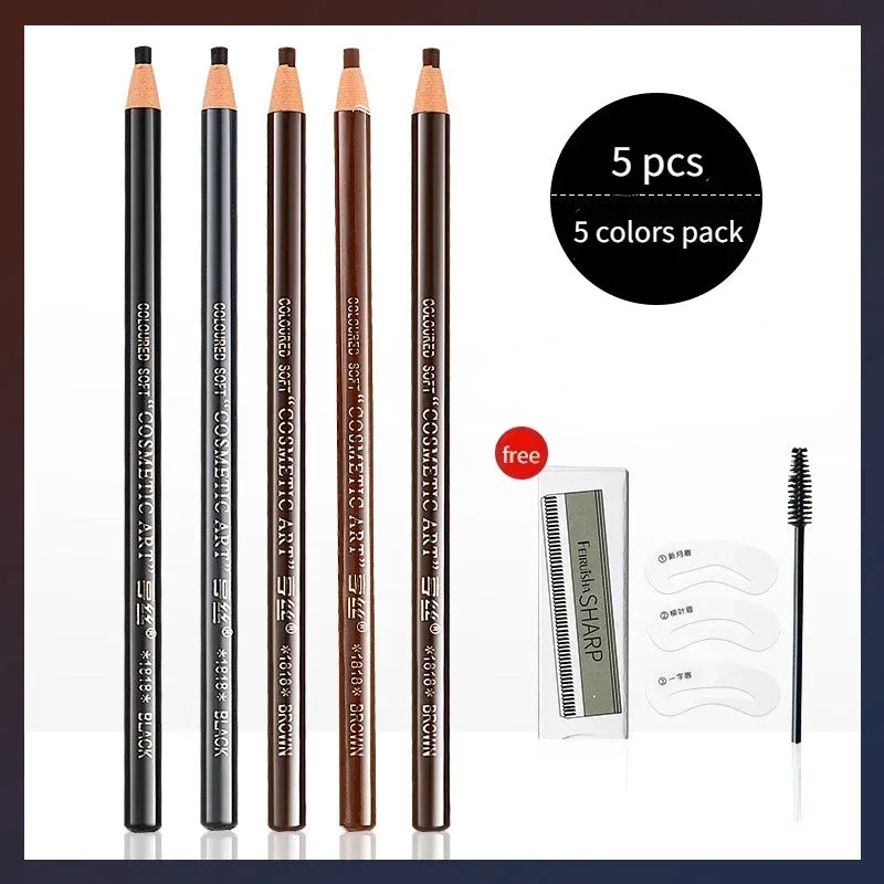 Tear-Off Pull Line Eyebrow Pencil – Perfect Brows Every Time 6 Colors Option Eyebrow Pencil Waterproof