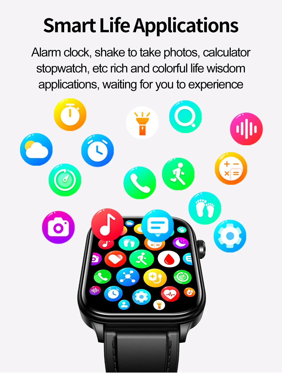 ECG+PPG Medical-Grade Smartwatch for Men: Monitors blood glucose, lipids, and uric acid, with Bluetooth connectivity for comprehensive health tracking.
