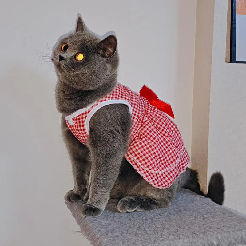 Cat Puppy Princess Dress for Cats Kitten