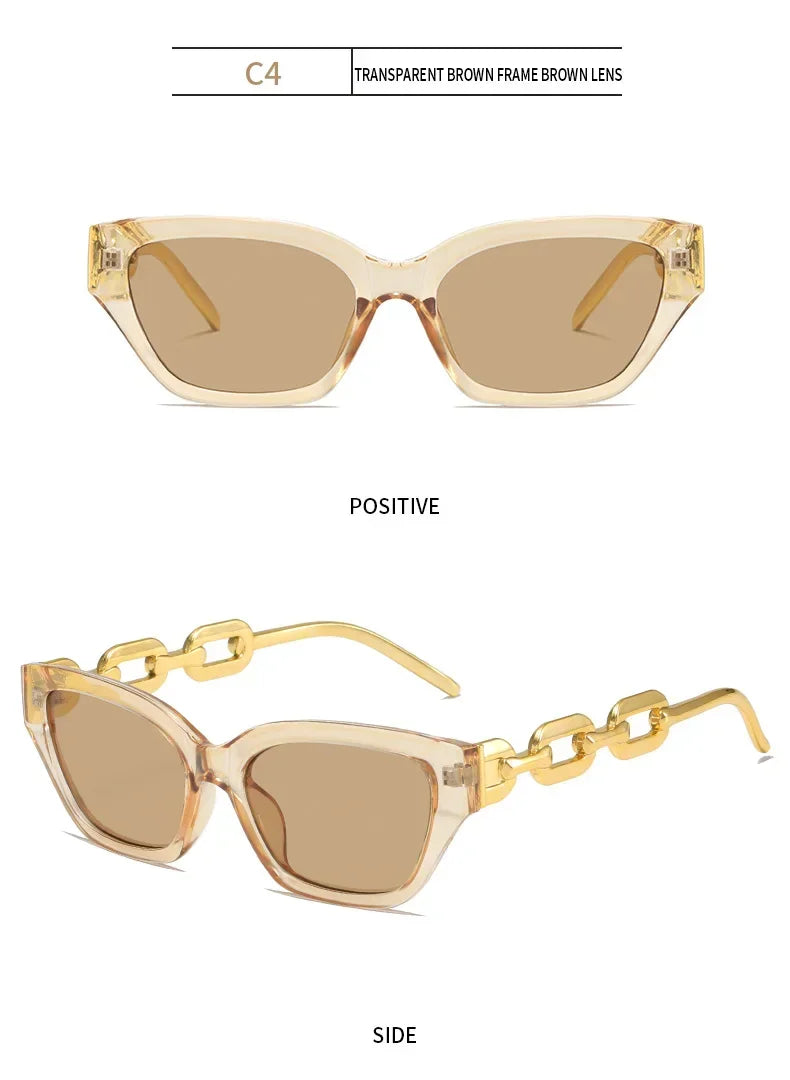 Women Vintage Brand Designer Black Sun Glasses UV400 Luxury Cat Eye