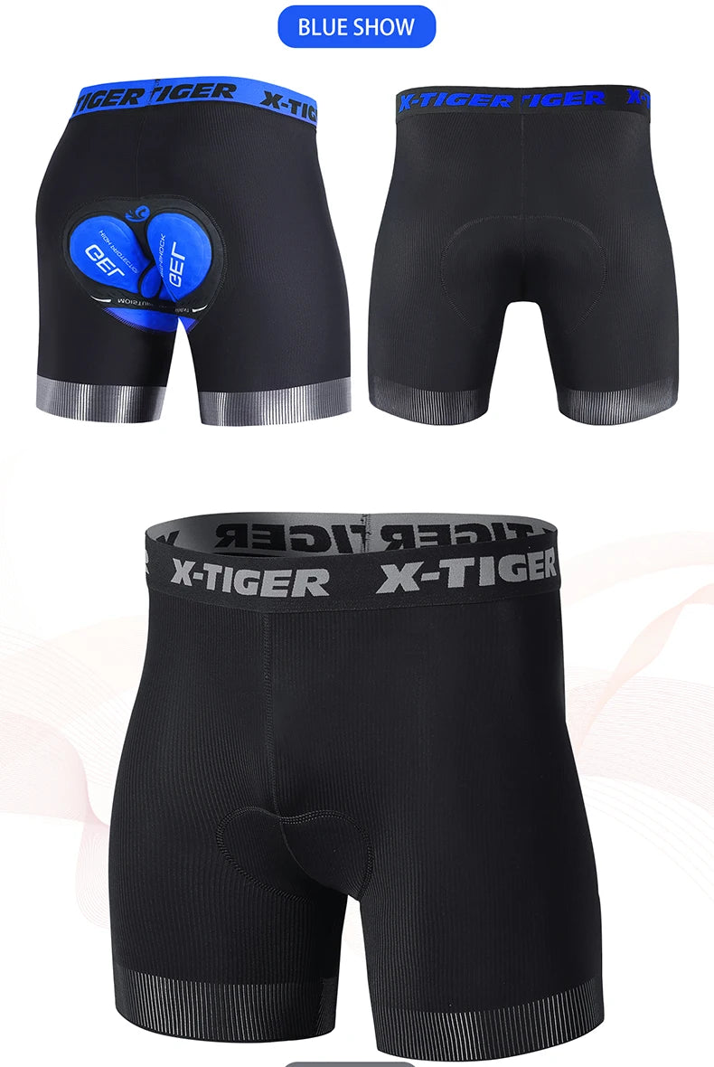 Cycling Underwear Shorts 5D Padded Sports Riding Bike Bicycle MTB Liner