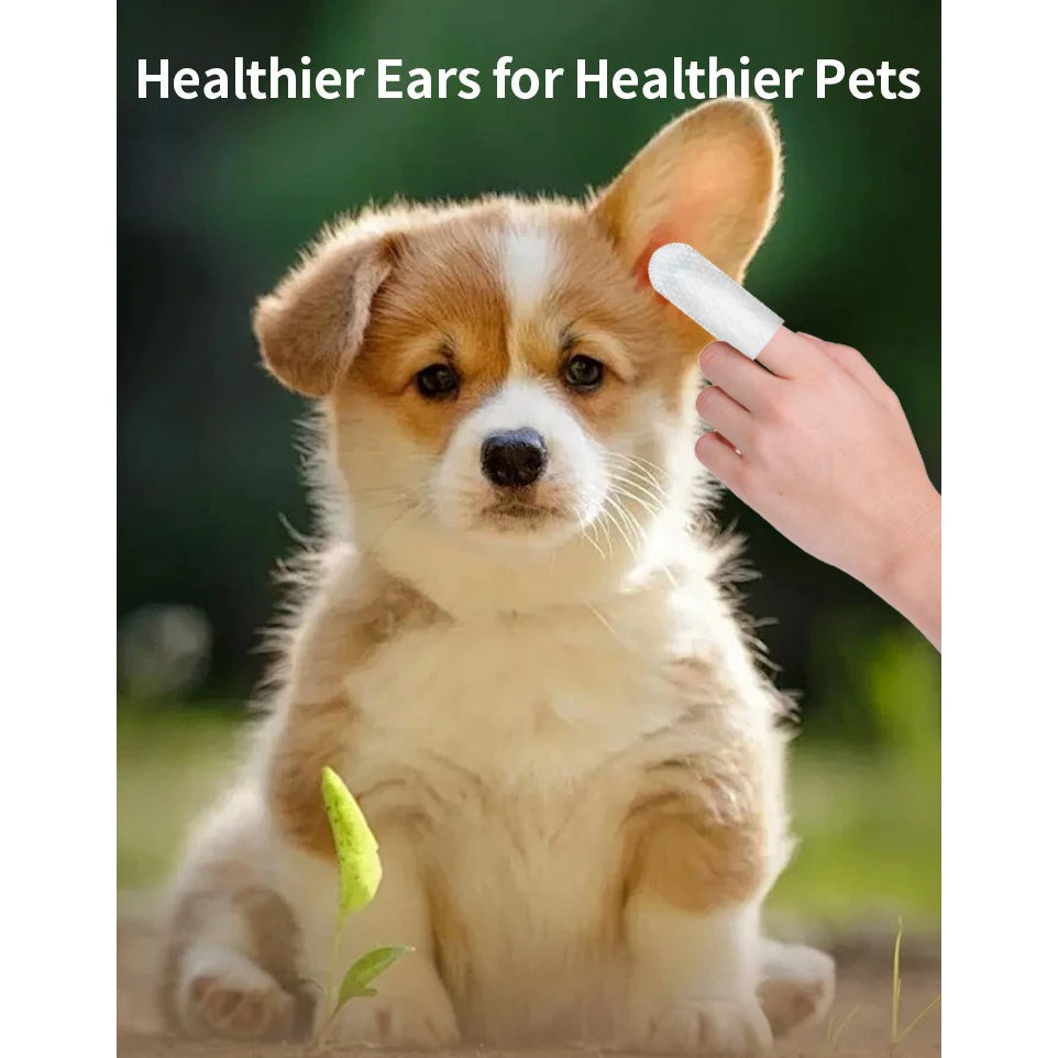 Pet cleaning products Ear cleaning wipes Ear care fingertips
