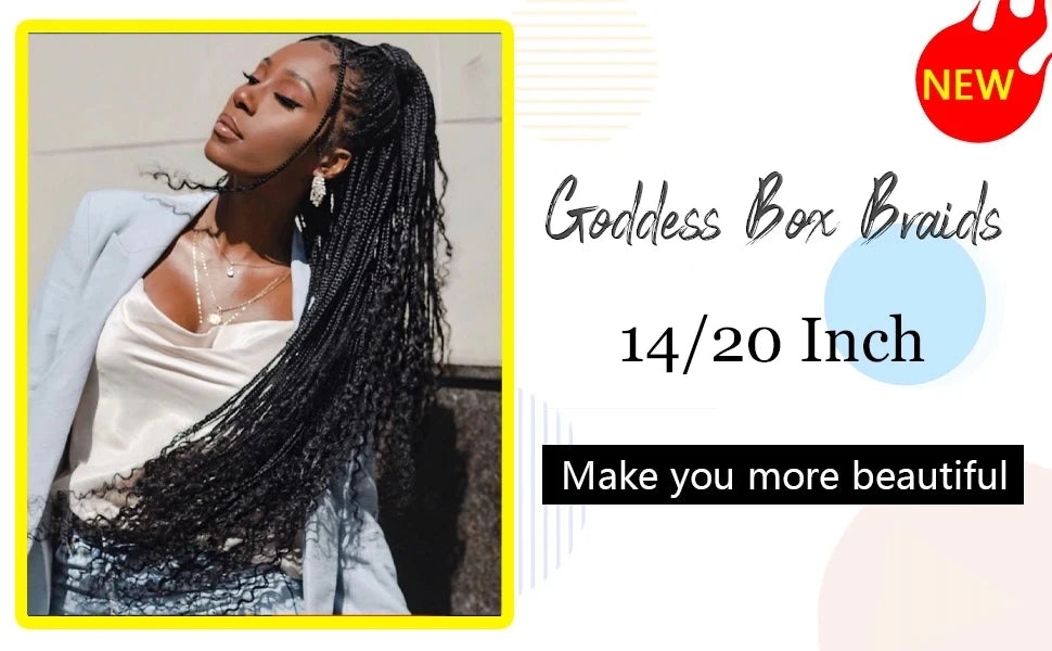 Goddess Box Braids Crochet Hair