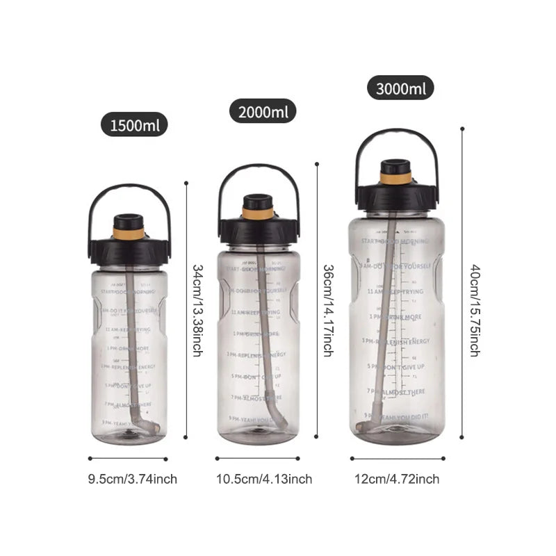 LUSQI 1.5 L/2L/3L Bottled Large Capacity Sports Water Cup