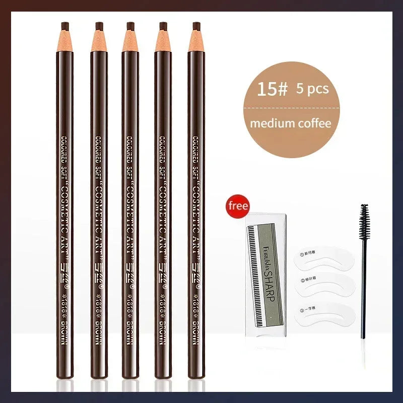 Tear-Off Pull Line Eyebrow Pencil – Perfect Brows Every Time 6 Colors Option Eyebrow Pencil Waterproof