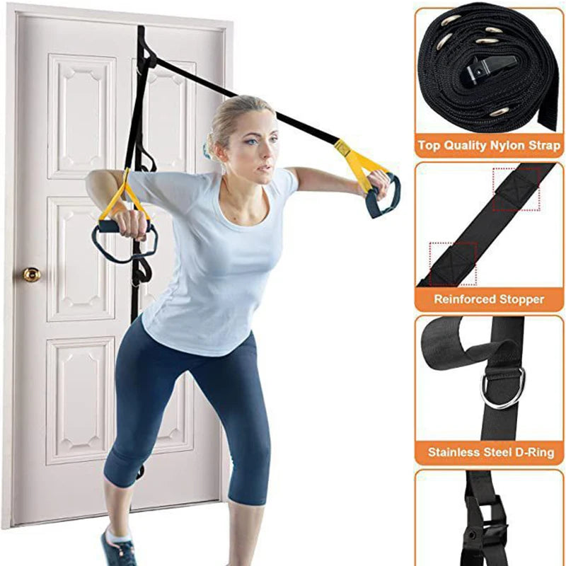 Upgrade Door Anchor Strap for Resistance Bands Exercises Anchor Gym Attachment for Home