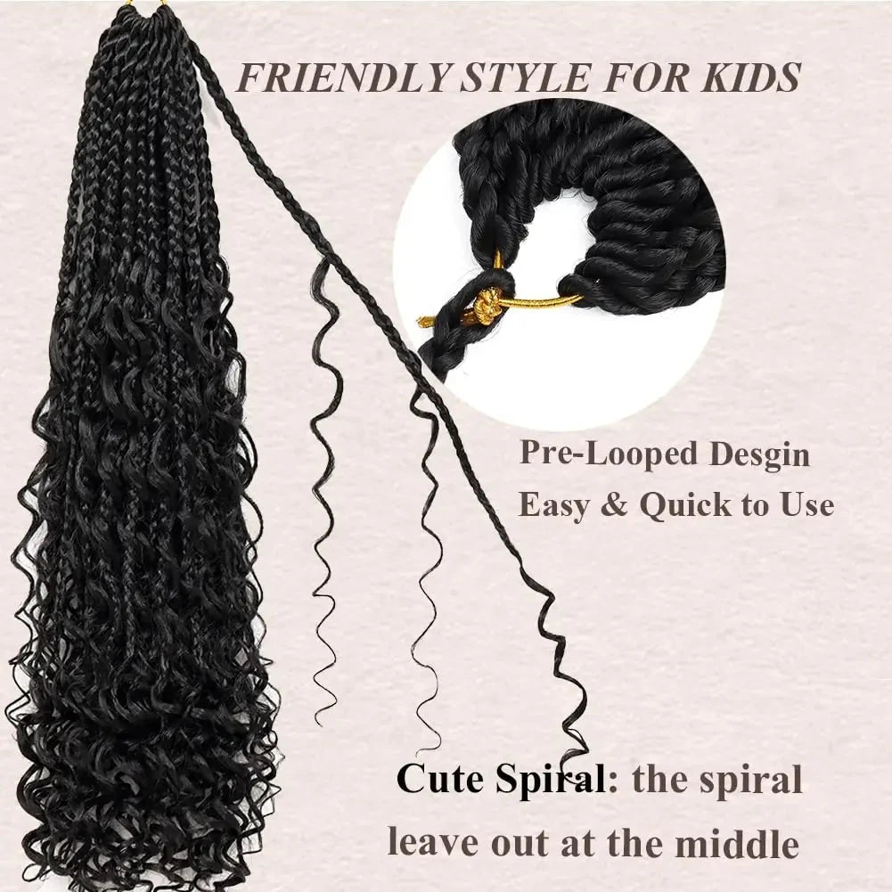 Goddess Box Braids Crochet Hair