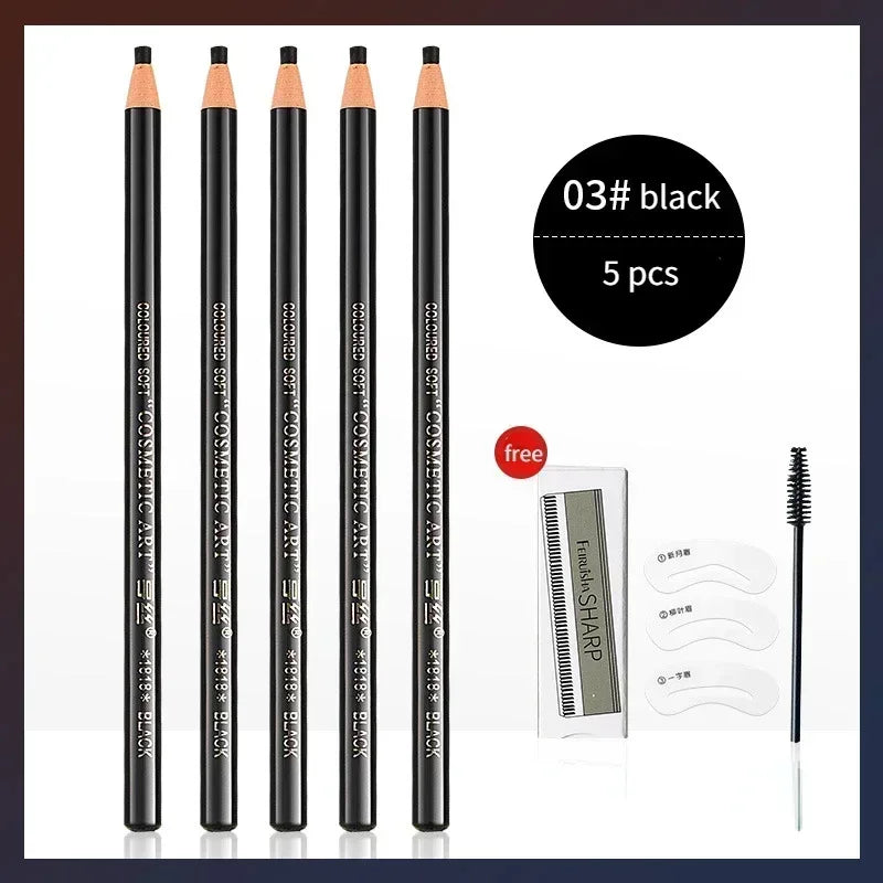 Tear-Off Pull Line Eyebrow Pencil – Perfect Brows Every Time 6 Colors Option Eyebrow Pencil Waterproof