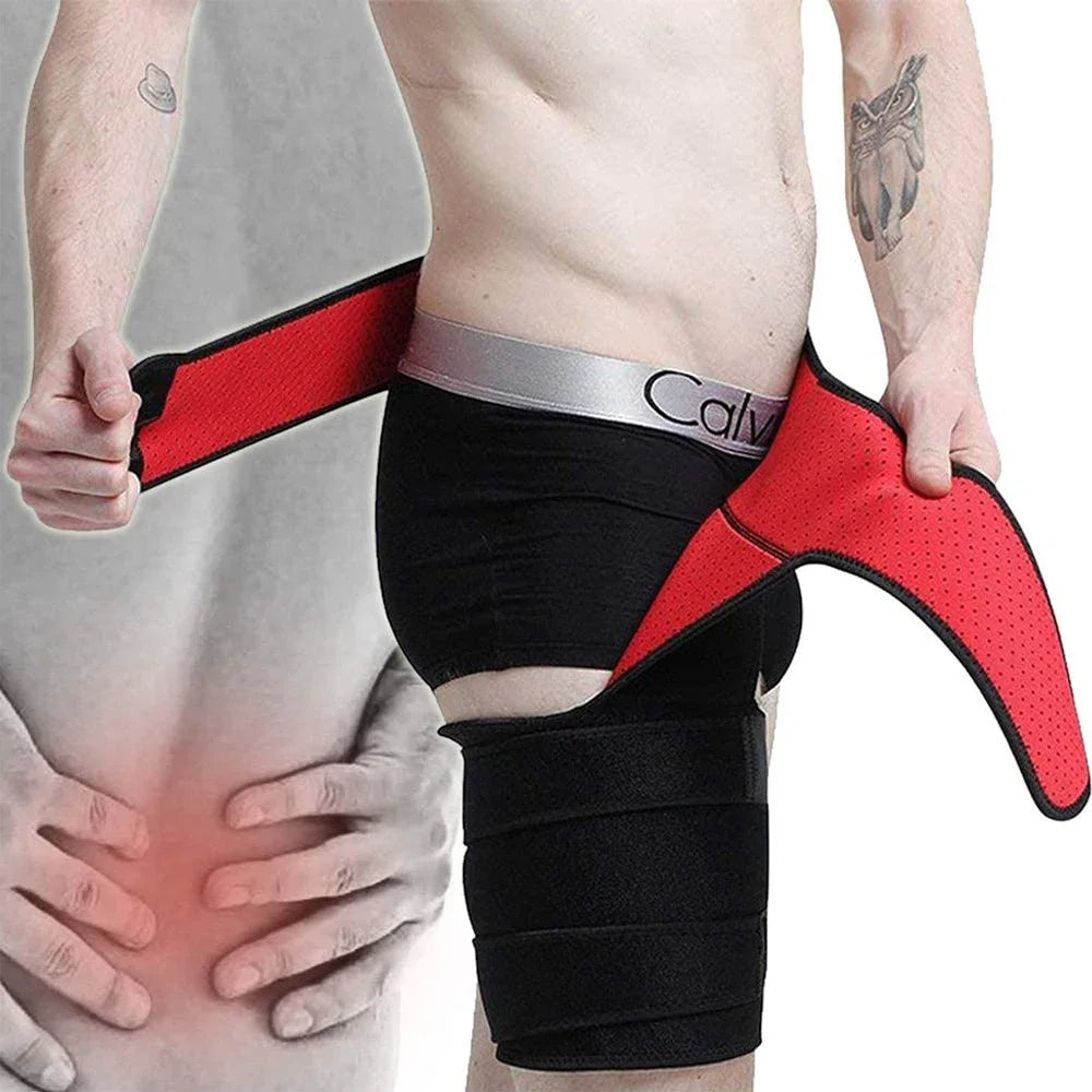Tcare Thigh Compression Sleeve – Hip Brace for Pain Relief & Support