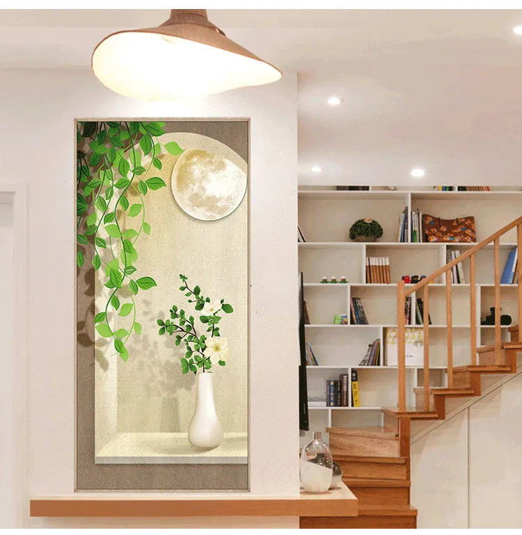 Modern Light and Shadow Wall Painting