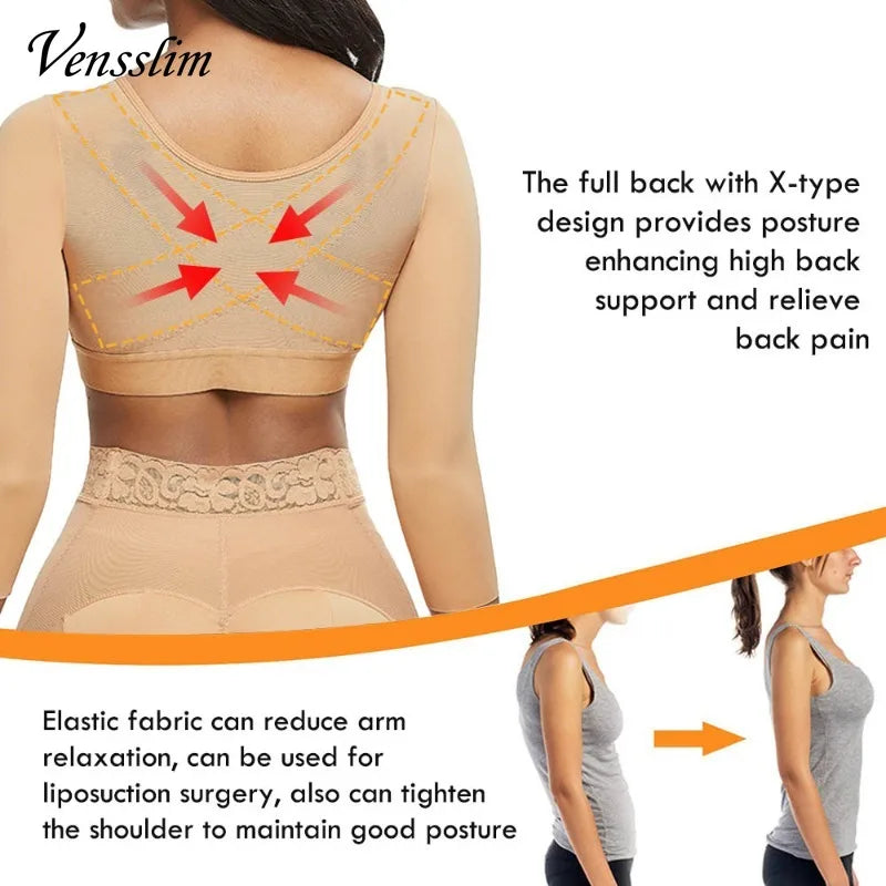 Vensslim Waist Trainer Arm Body Shaper