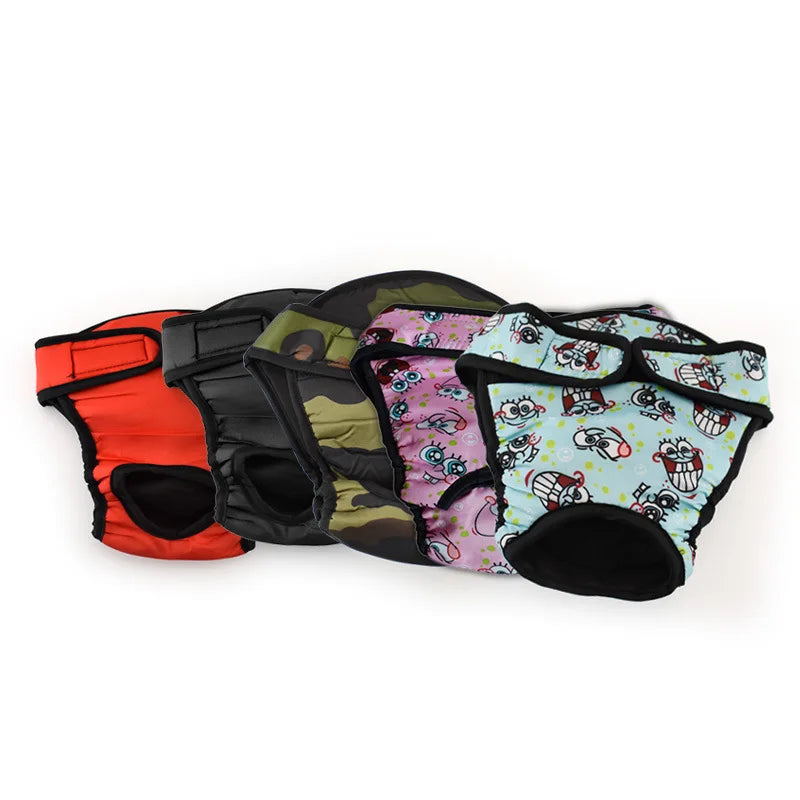Large Dog Diaper Sanitary Physiological Pants Washable Female Dog Underwear