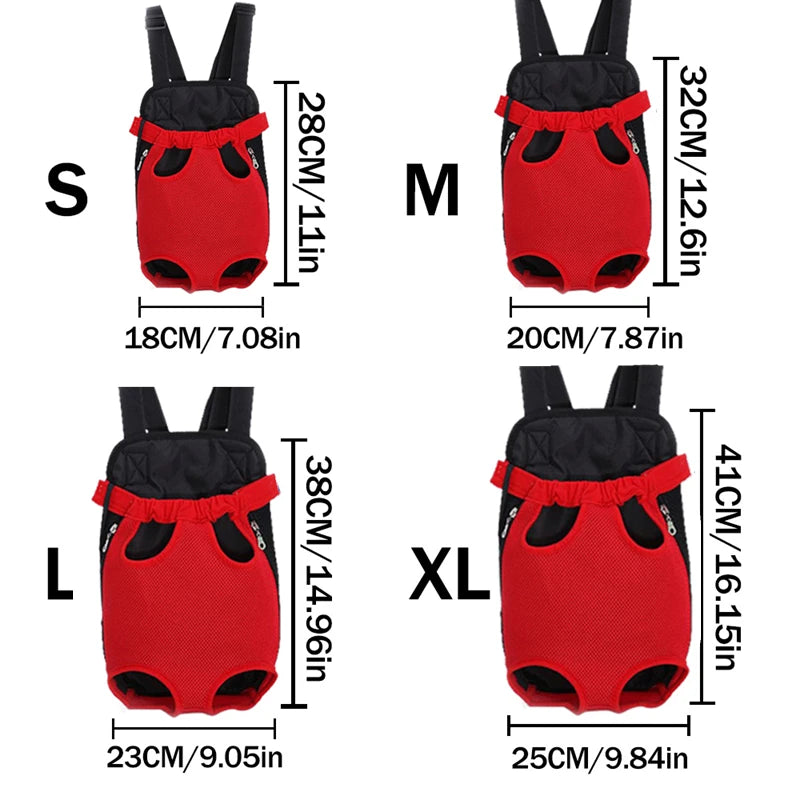 Mochila transportadora para cães de estimação