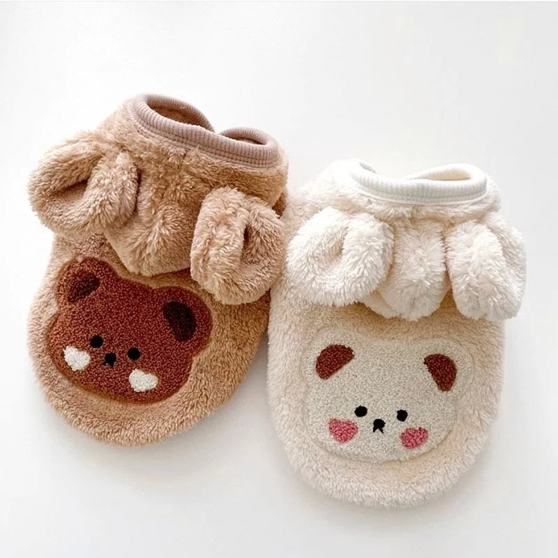 Clothes for Small Medium Dogs Hoodies Cute Print Puppy Chihuahua Clothes