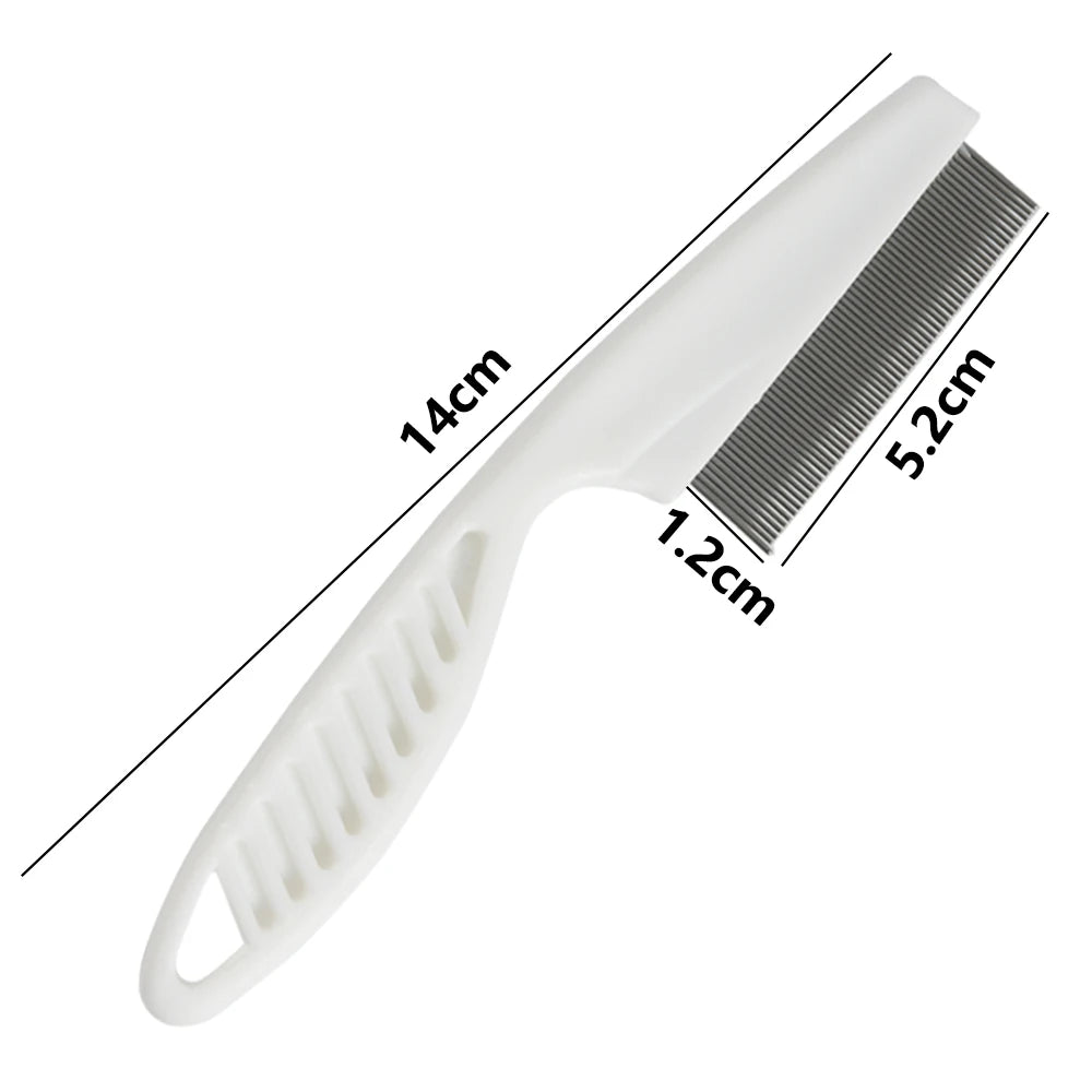 Pet Flea Comb for Cats and Dogs – Stainless Steel Comfort Hair Comb