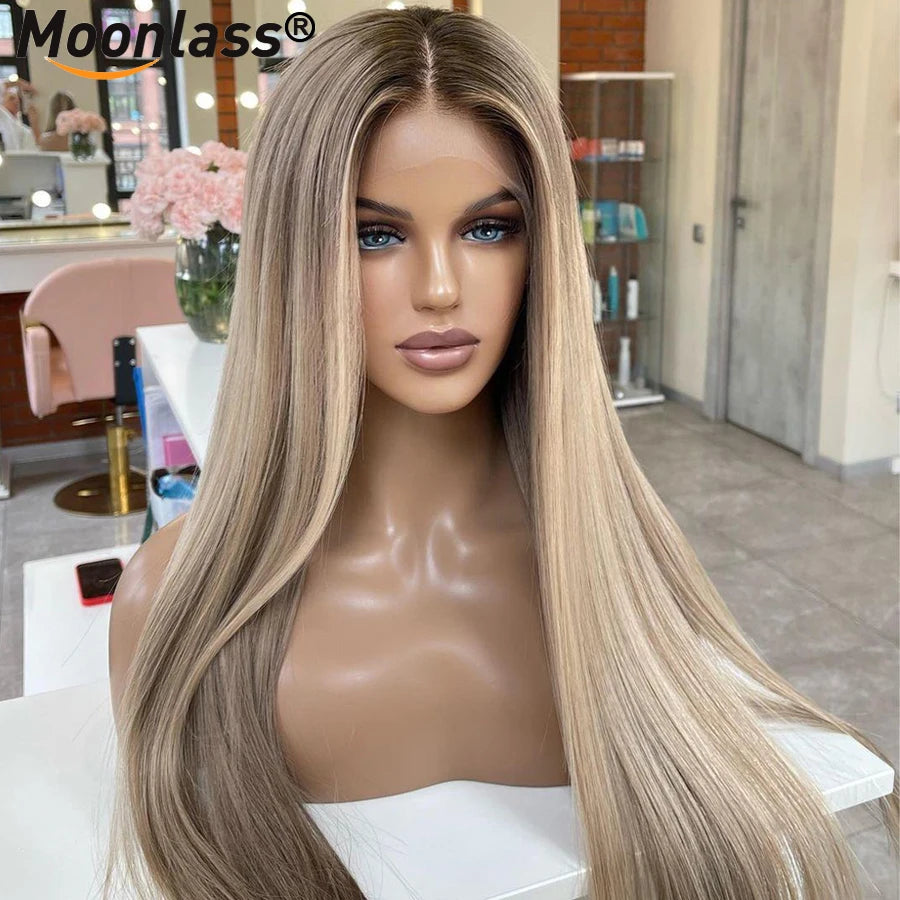 Human Hair Wigs 180% Density Preplucked Brazilian Remy Hair Wigs 13x6
