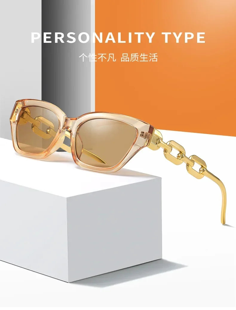 Women Vintage Brand Designer Black Sun Glasses UV400 Luxury Cat Eye