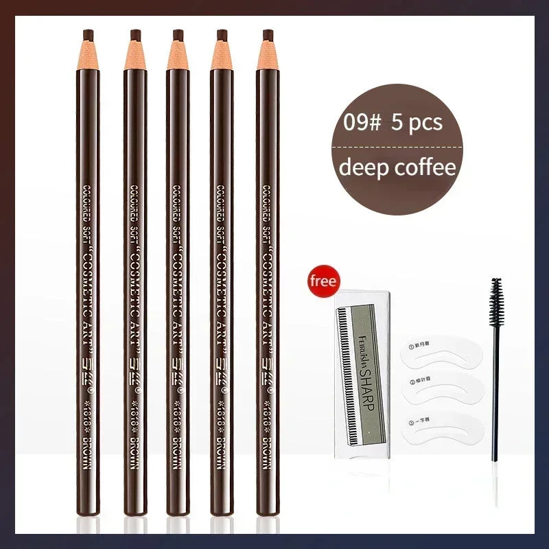 Tear-Off Pull Line Eyebrow Pencil – Perfect Brows Every Time 6 Colors Option Eyebrow Pencil Waterproof