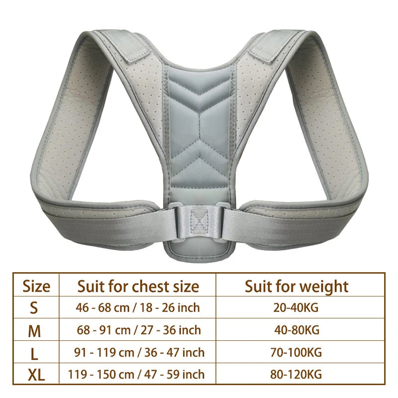 Back Posture Corrector Belt Brace Hunchback Corrector Adult Men and Women